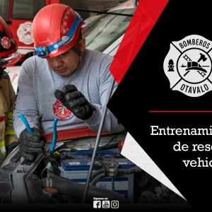 Entrenamiento de rescate vehicular